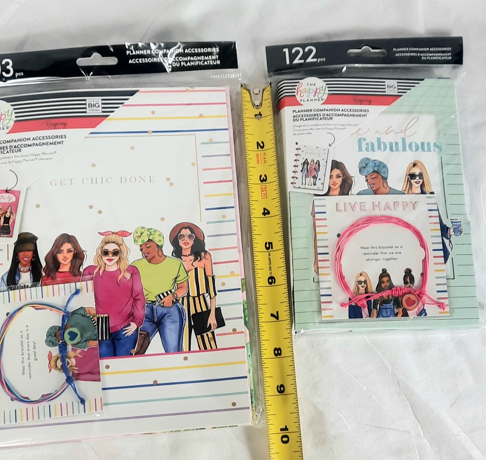 The Happy Planner Rongrong Planner Companion Accessories Lot Of 2 Size Kits 225
