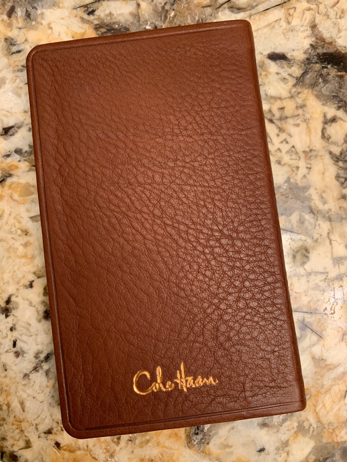 NEW: 80th Anniversary Cole Haan Embossed Penny for Your Thoughts Leather Journal