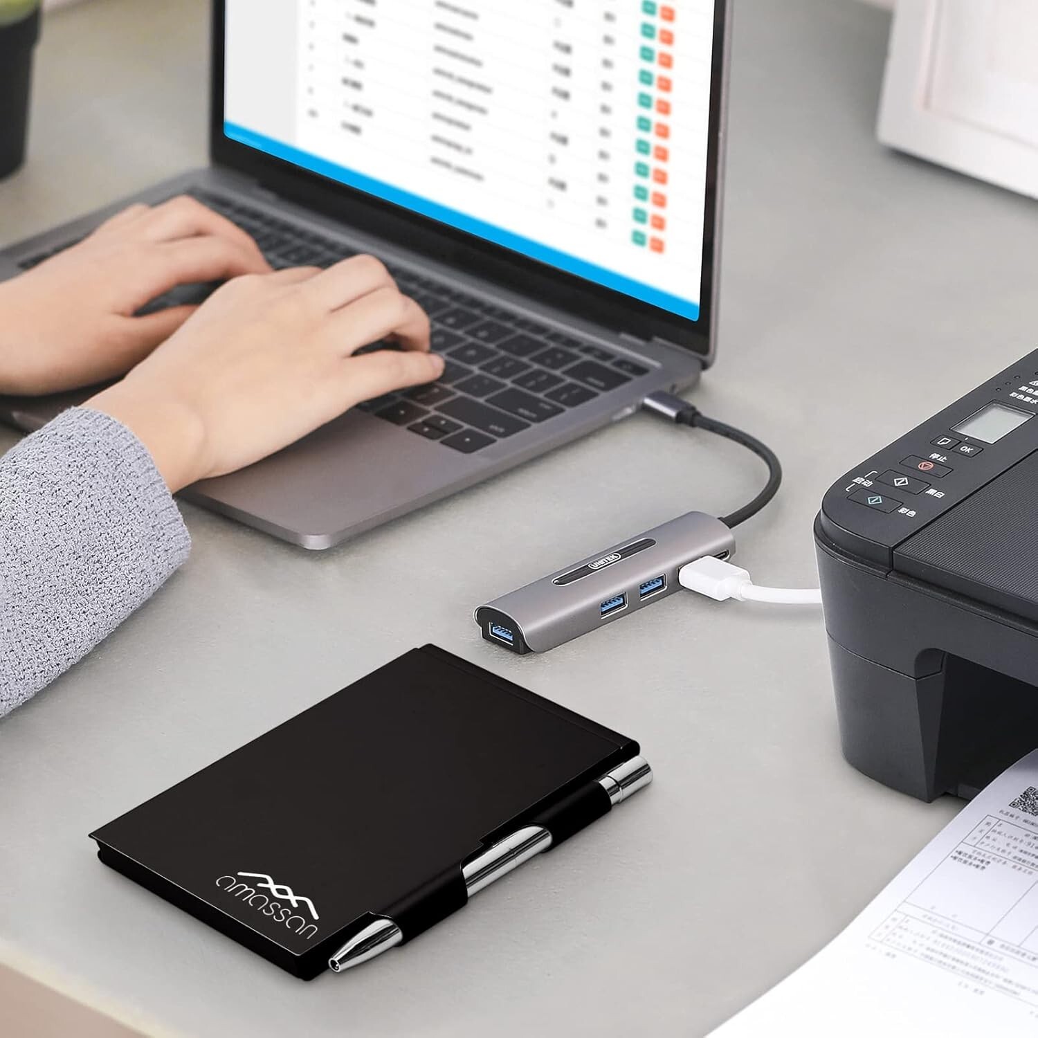 Stylish Mini Pocket Notepad with Metal Cover and Refillable Pen – 60 Sheets
