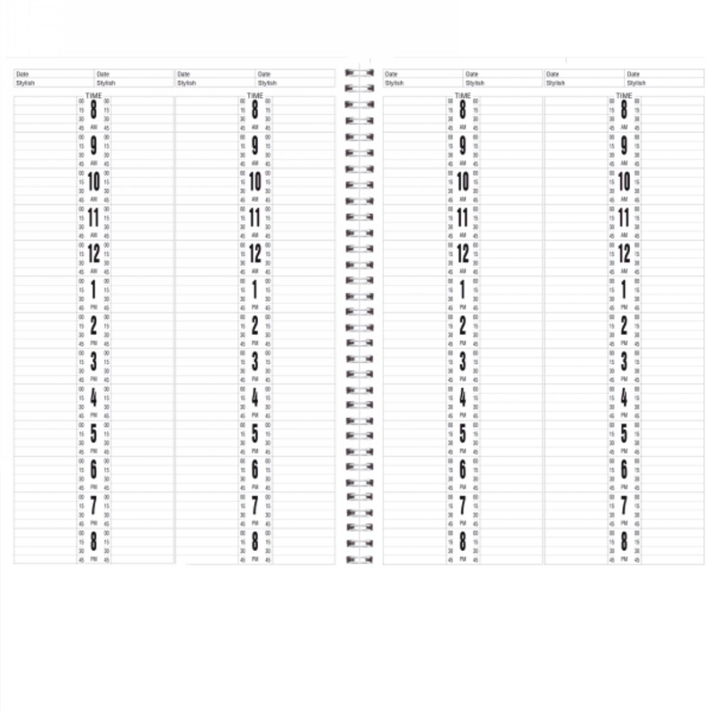 Salon Appointment Book 4-Column 150 Pages AB104