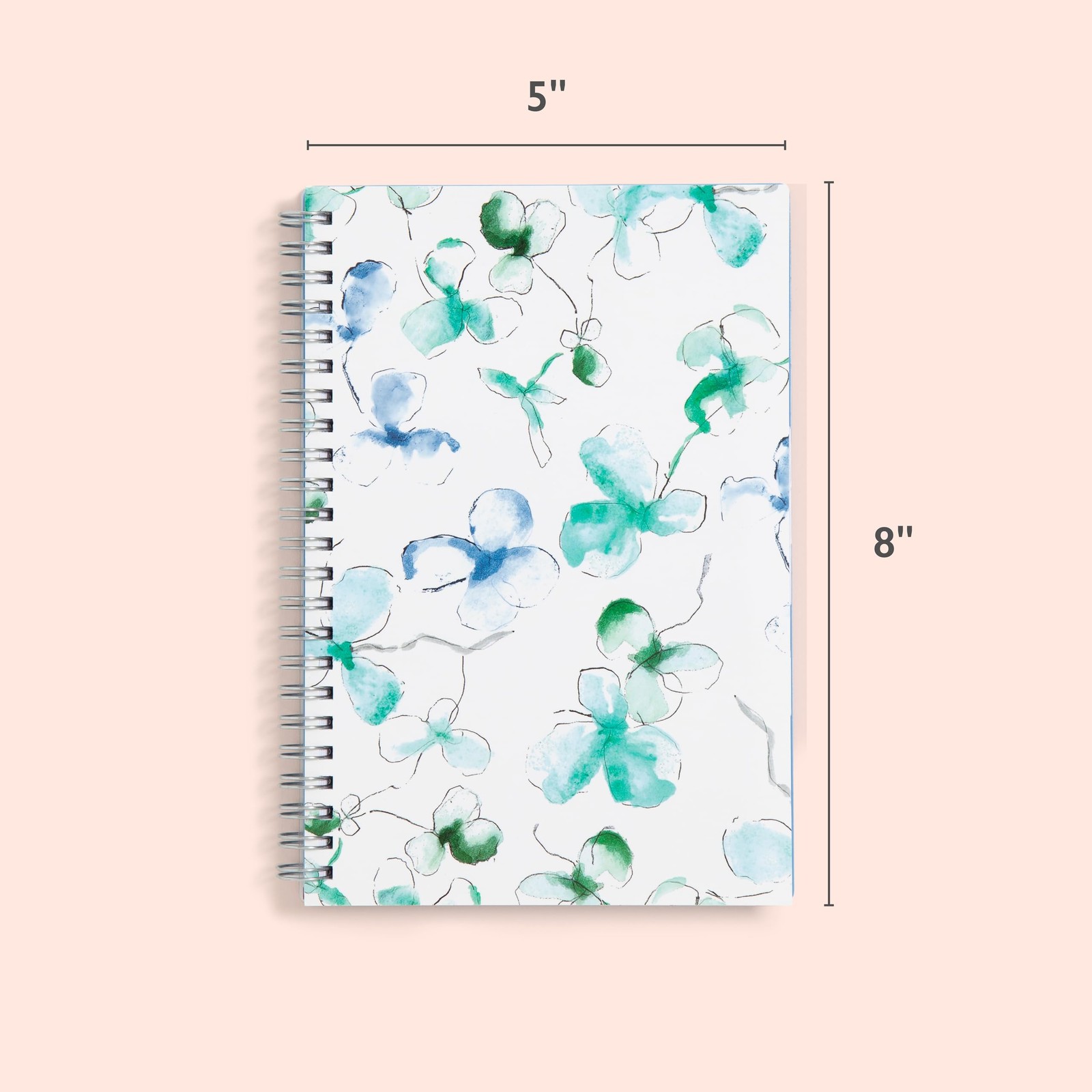 Blue Sky 2025 Weekly Monthly Planner Calendar 5×8 Flexible Cover Wirebound