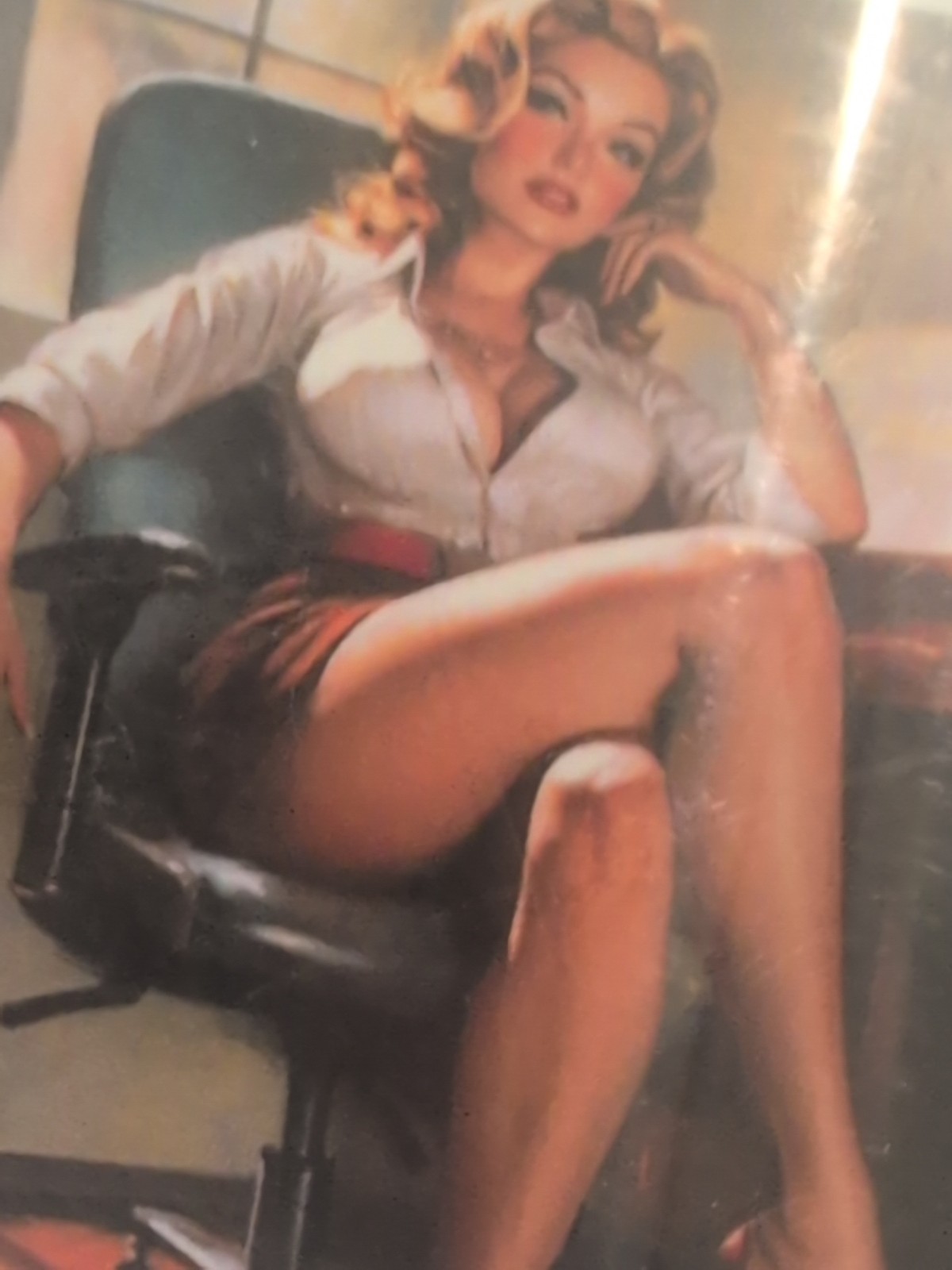Retro Sexy Vintage Pin Up Girls Calendar 2026 Large 12×24 USA tattoo Shop Art