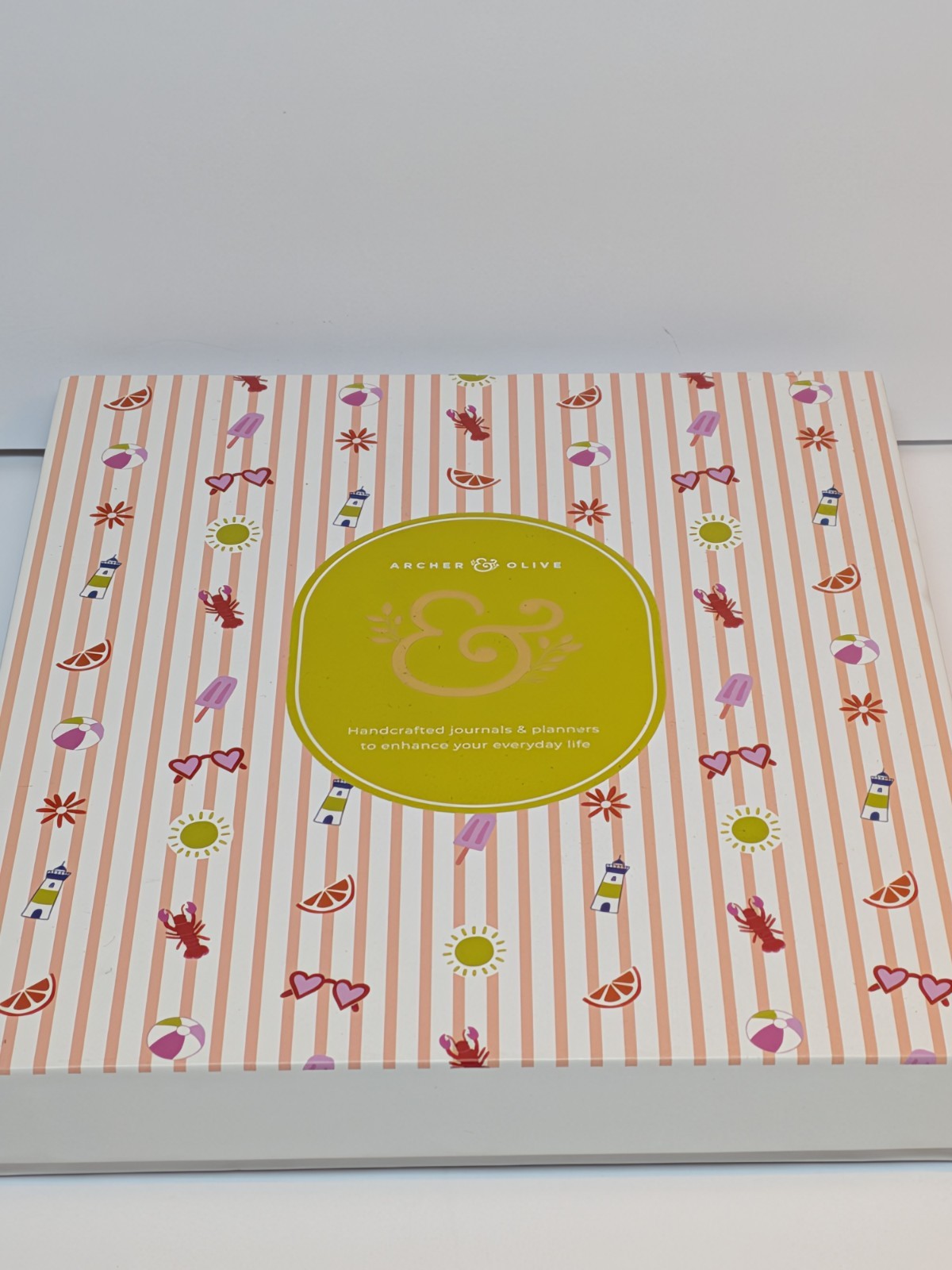 Archer & Olive Pastel Rainbow 8×8 Square Notebook Dot Grid Tear Away Rare NEW