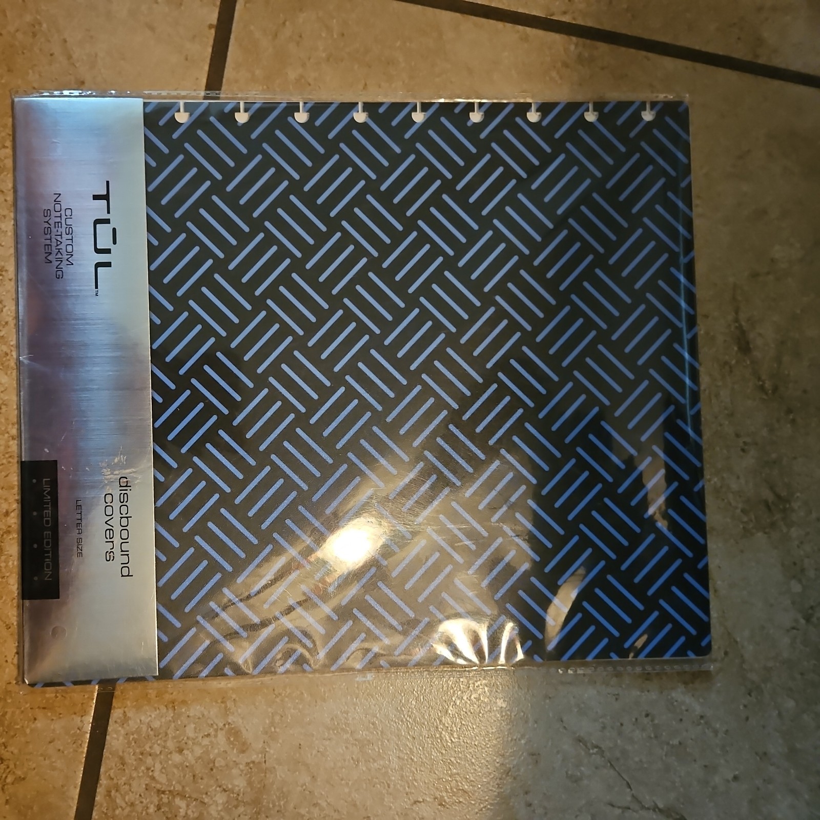 Tul Discbound Covers Letter Size, Limited Edition Blue Gray Weave