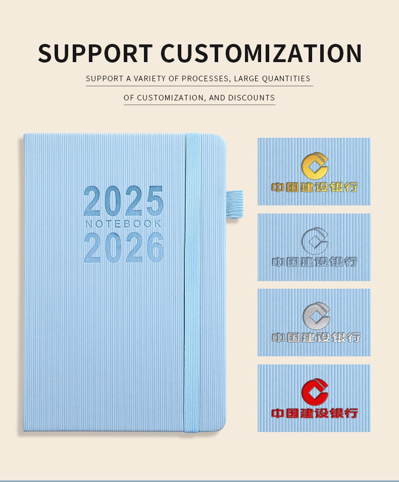 2025-2026 Daily Planner Book English Version Time Management Birthday Gift