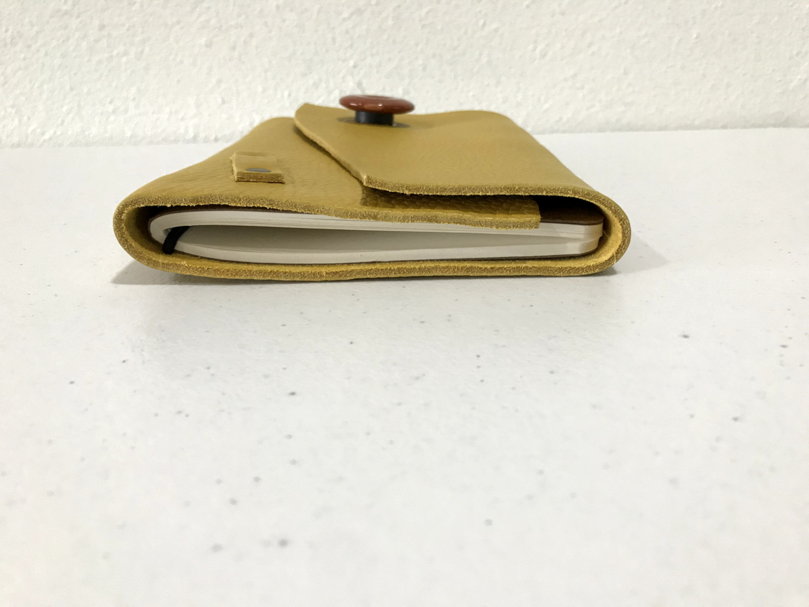 Portland Leather Goods Yellow Journal Notebook As Is READ