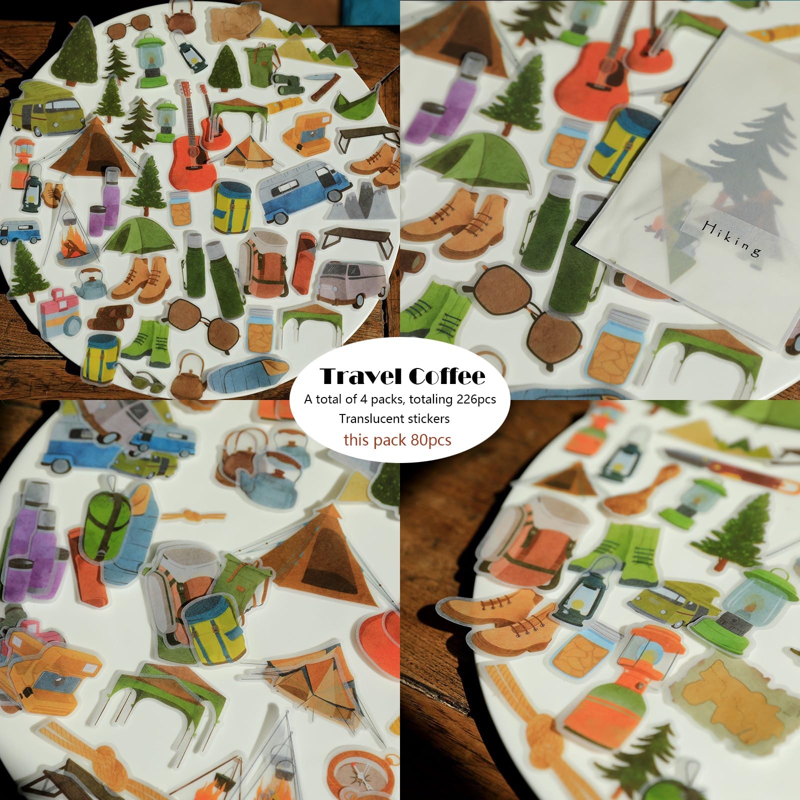 Clear Stickers for Scrapbooking Journaling Vintage Junk Journal Supplies Tran…