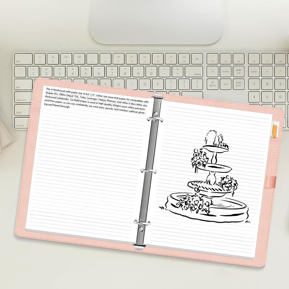 3 PCS 3Hole Line Paper Refills Letter LooseLeaf 300 Sheets 8.5×11 Inch