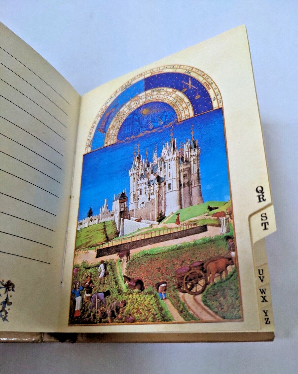 Coppenrath Verlag Très Riches Heures Illuminated Manuscript Address Book 1994