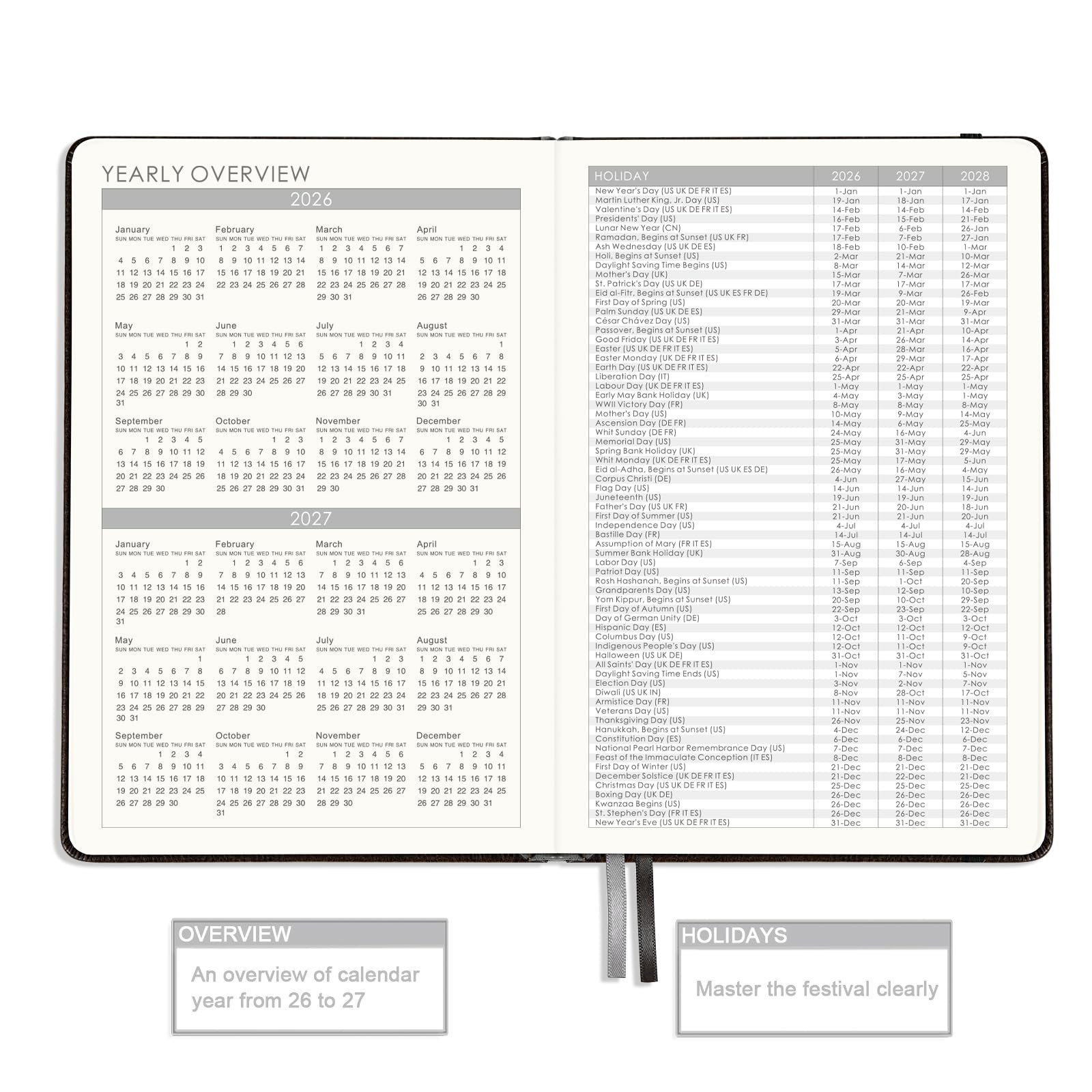 2026-2027 Planner – 2026-2027 Weekly Monthly Planner with Stickers, Jul 2026 …
