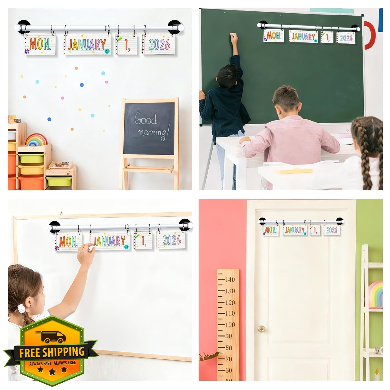 Psithyristra Lined Notebook Magnetic Calendar