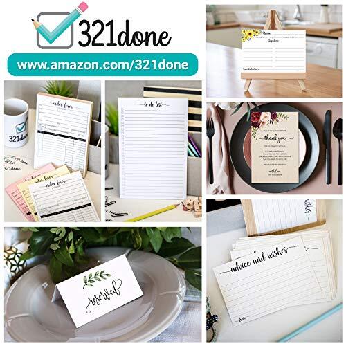 8.5×11 Weekly Checklist Notepad, Made in Letter Size (8.5″ x 11″) Left Margin