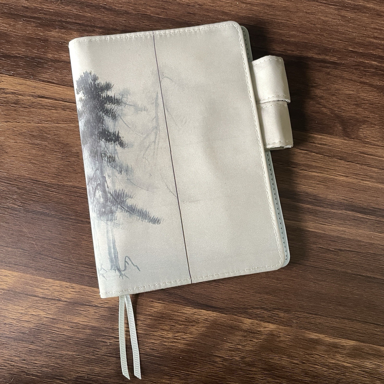 Hobonichi 2025 Spring Hasegawa Tohaku Pine Forest A6 Cover Original Size