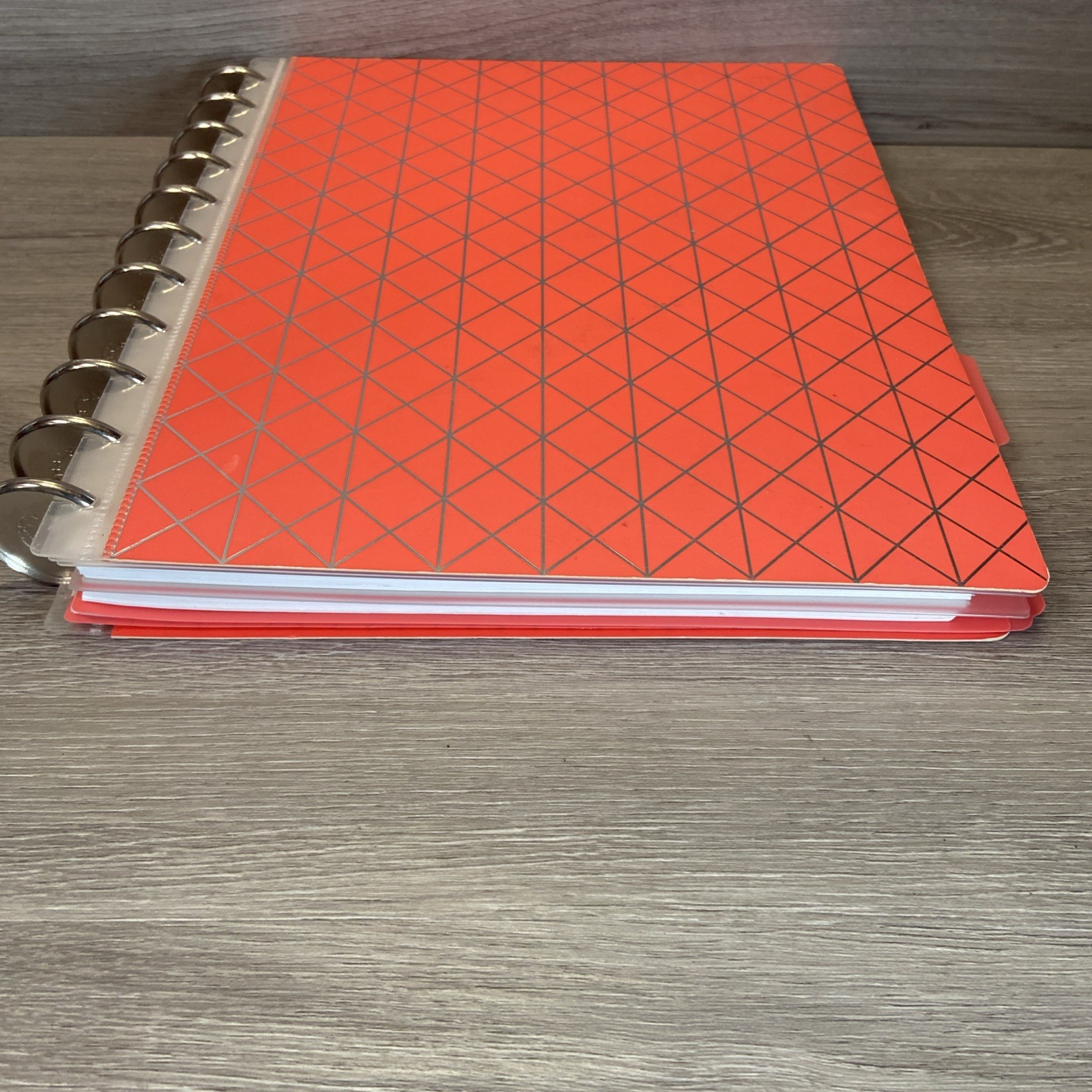 Office by Martha Stewart Notebook Planner Large Orange Discbound Arc + Inserts