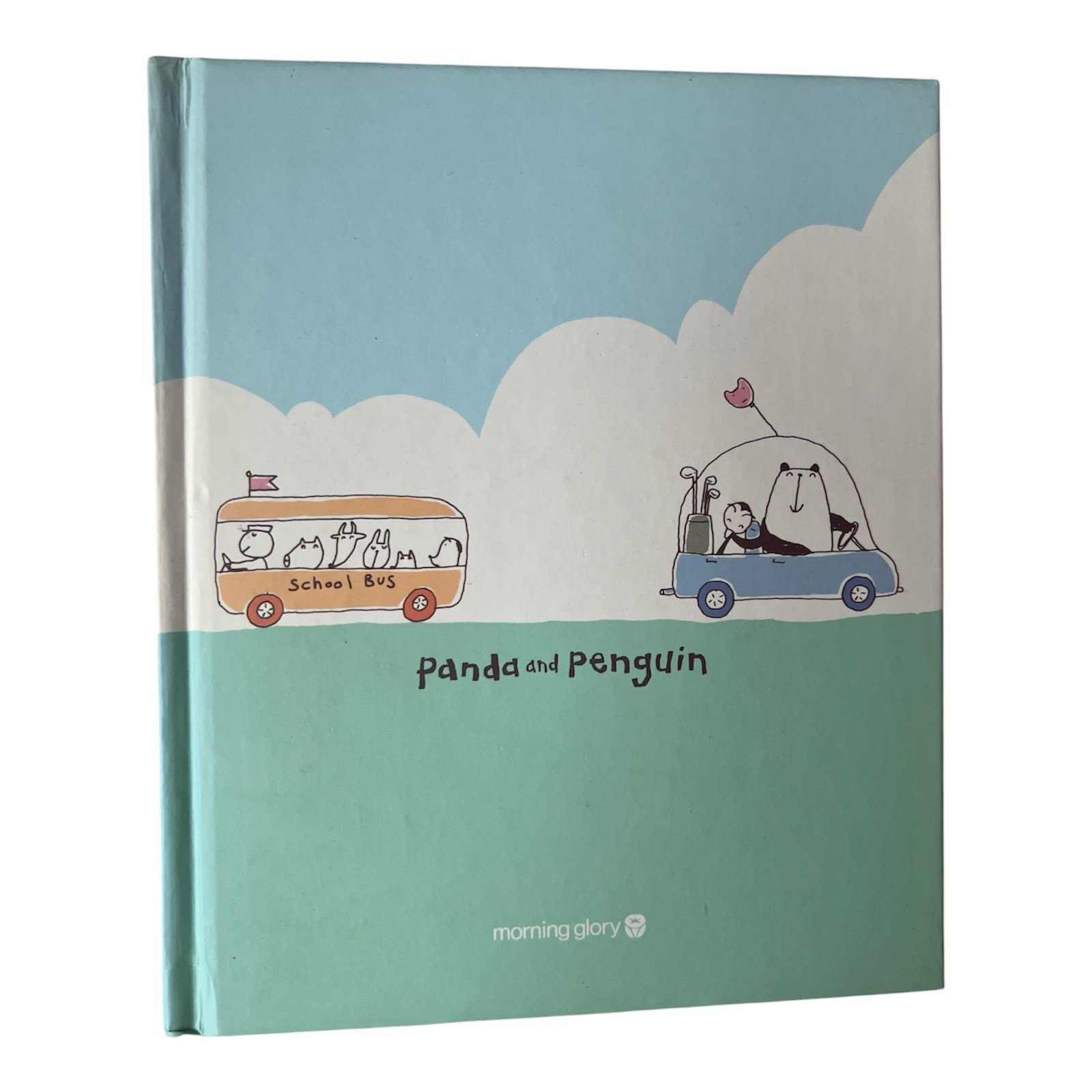 Vintage Morning Glory 100-Year Diary Panda and Penguin Notebook Acid Free Paper