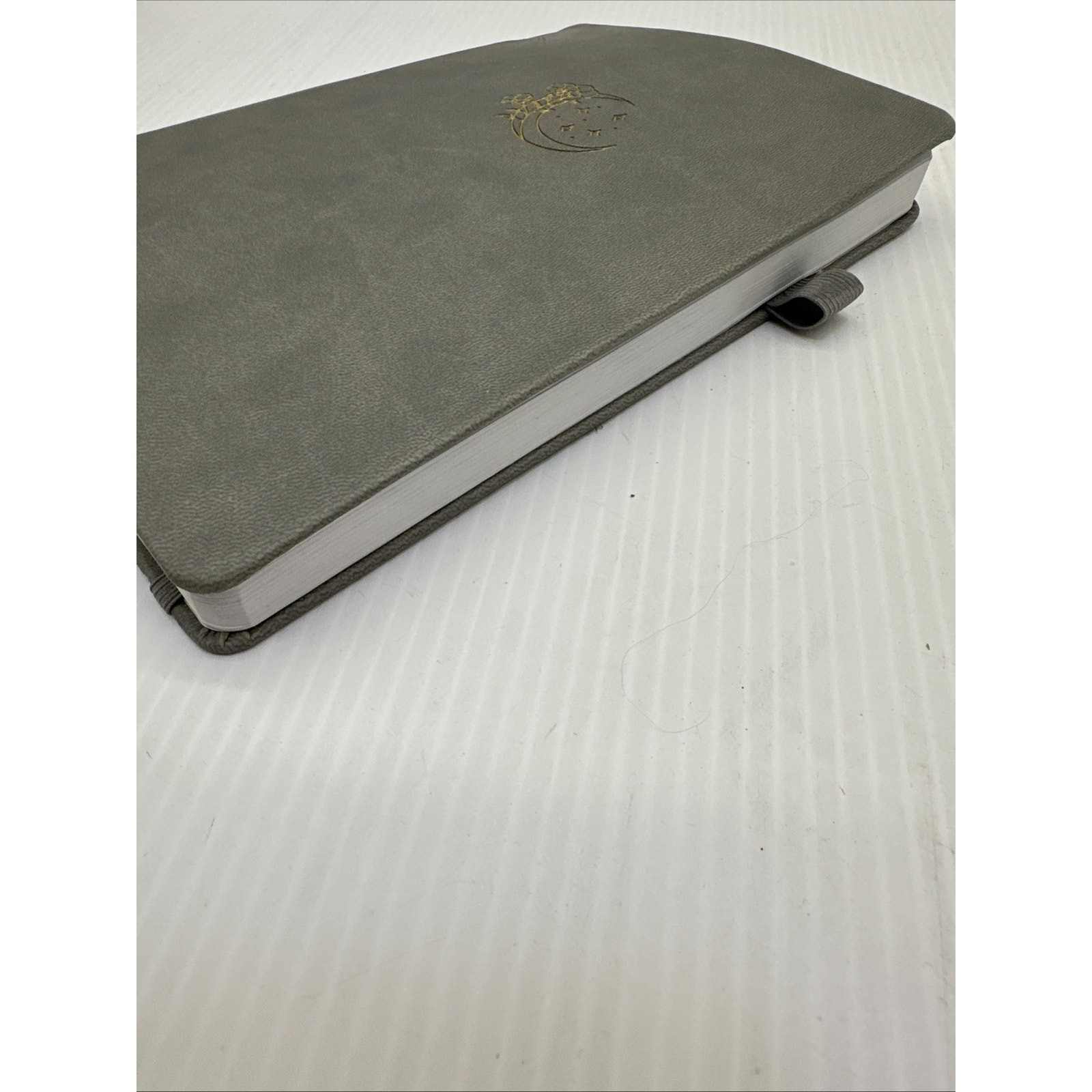 SIMSIMY Mental Health Journal , Gray Leather Bound Book {135}