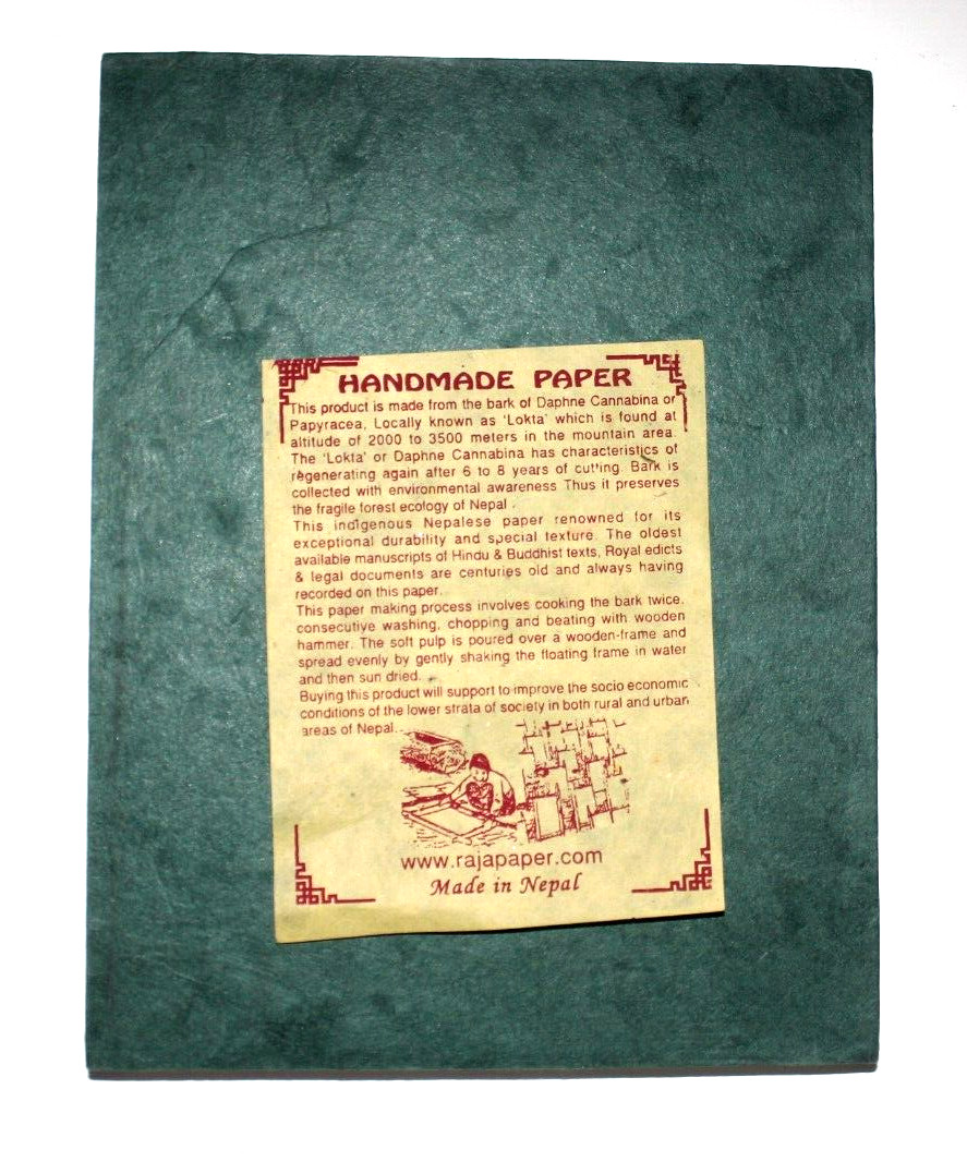 8″x 6 ” Nepali lokta paper note book