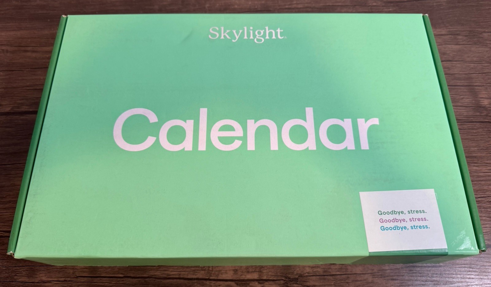 Skylight Calendar: 15-inch Wall Planner Digital Calendar White (150EA) NEW OPEN