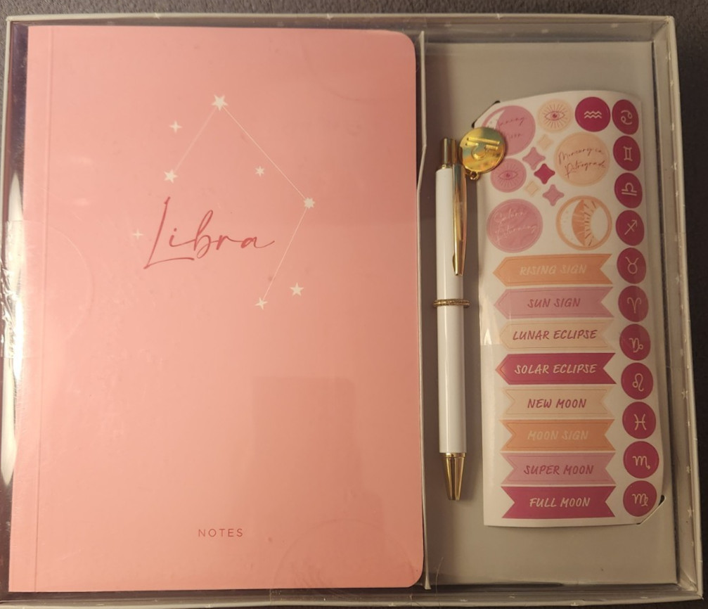 Gartner Studios Libra Astrology Casebound Flex Journal Set, 5.75×8.125, 96 Sheet