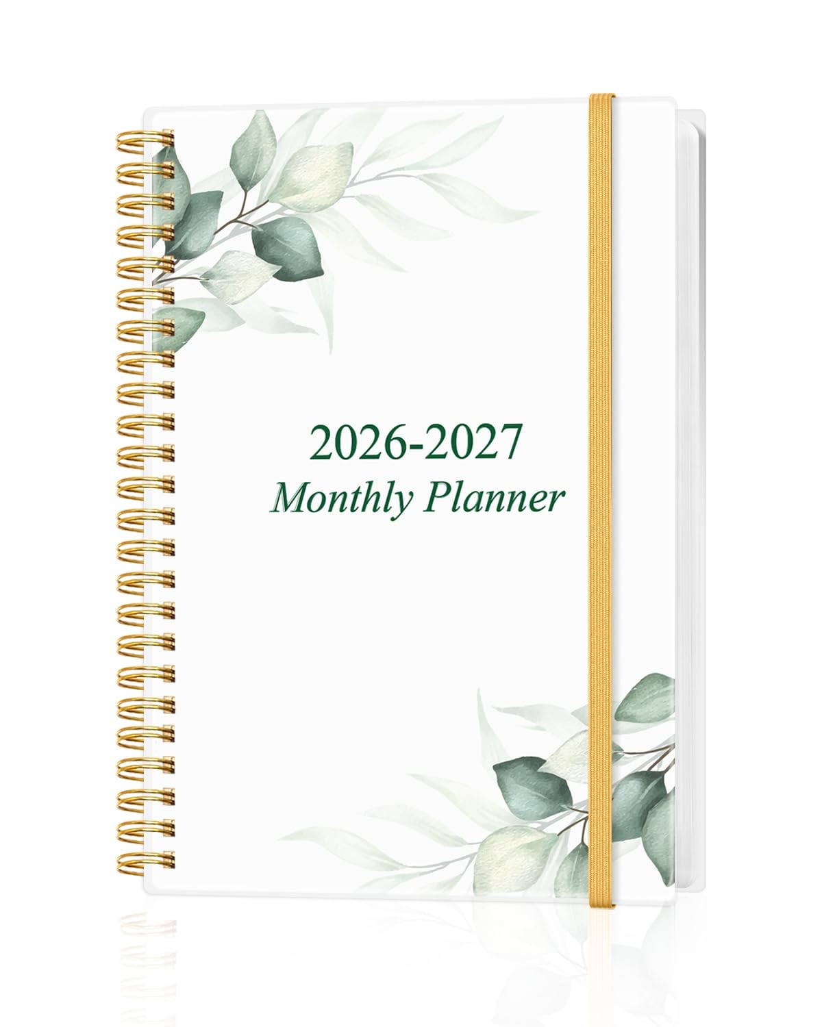 2026 2027 Monthly Planner Calendar 20 Months Organizer Pocket Elastic Band 5.8×8