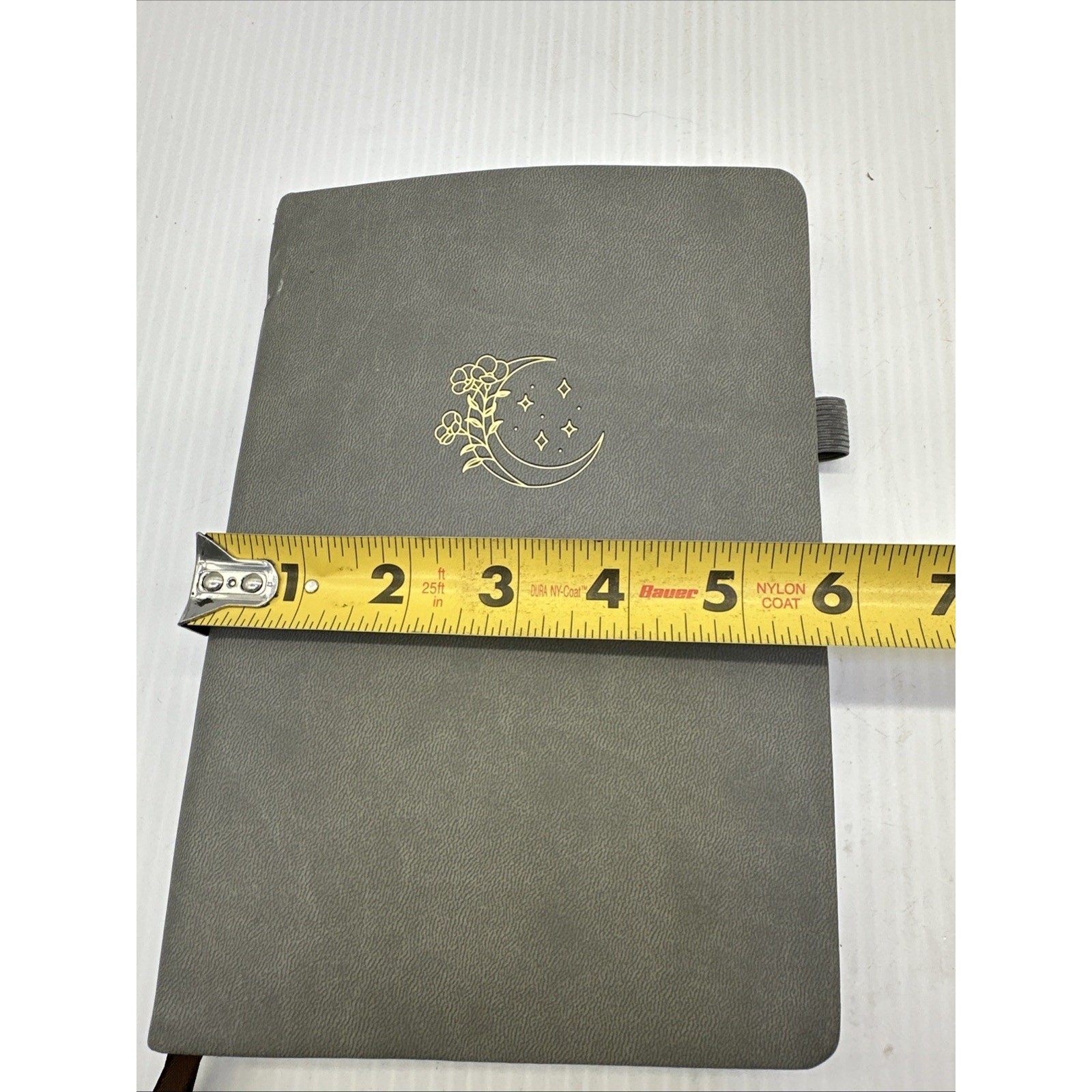 SIMSIMY Mental Health Journal , Gray Leather Bound Book {135}