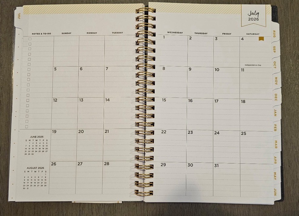 2026-2027 Blue Sky Day Designer Ophelia Academic W&M Planner (5″ x 8″)