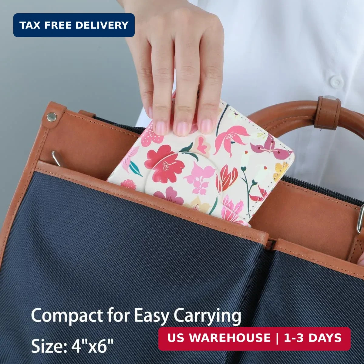 SIIXU Pretty Small Pocket Notebook for Women – Ideal Travel Journal with Unique