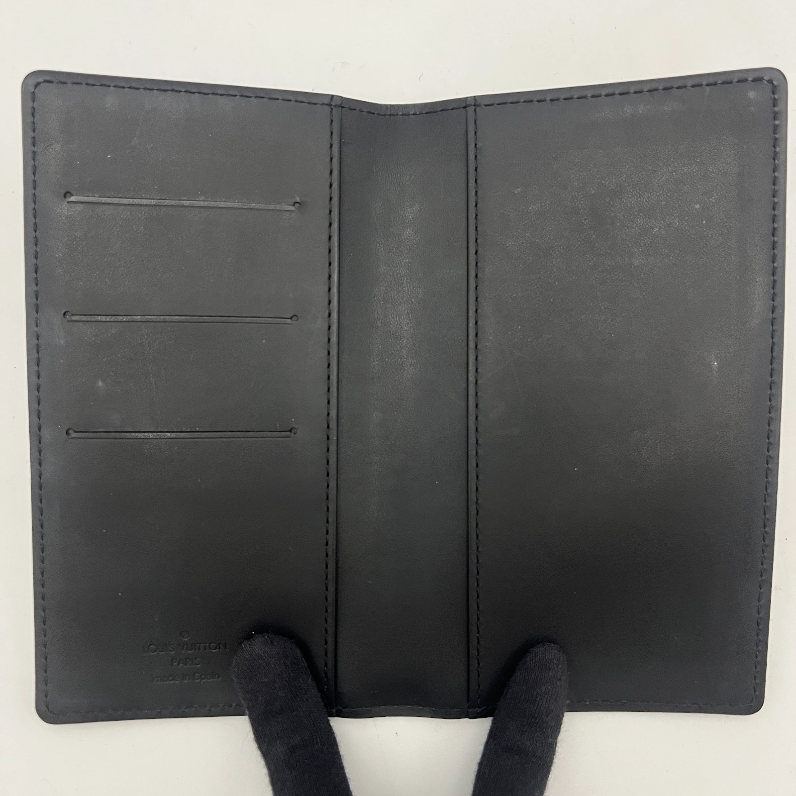 Louis Vuitton Monogram Matt Agenda Poche R20952 Notebook Cover Auth C203