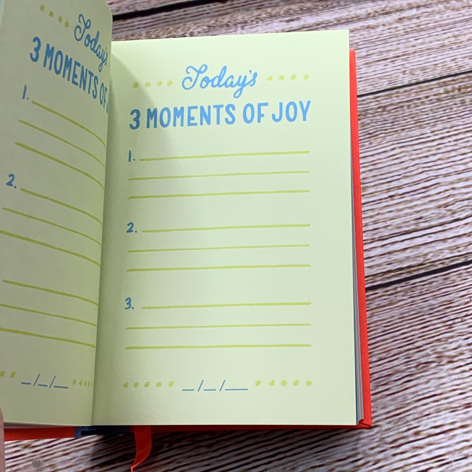 Good Things Are Happening Journal A Journal for Tiny Moments of Joy Orange Blue