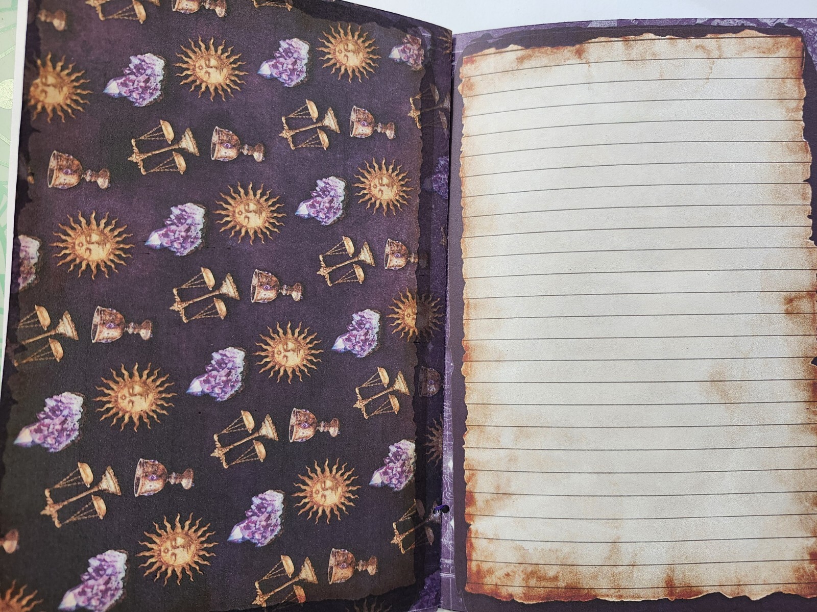 Junk Journal Booklet “MYSTIC 2” Fortune PSYCHIC HANDMADE Cards, Pockets +More!