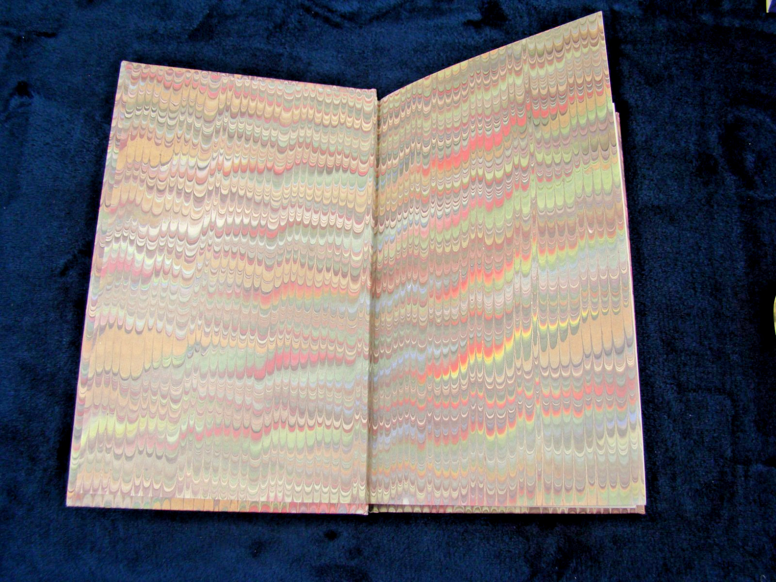 Hand-Marbled Paper/Board Diary or Journal – 8.5″H x 5.5″W