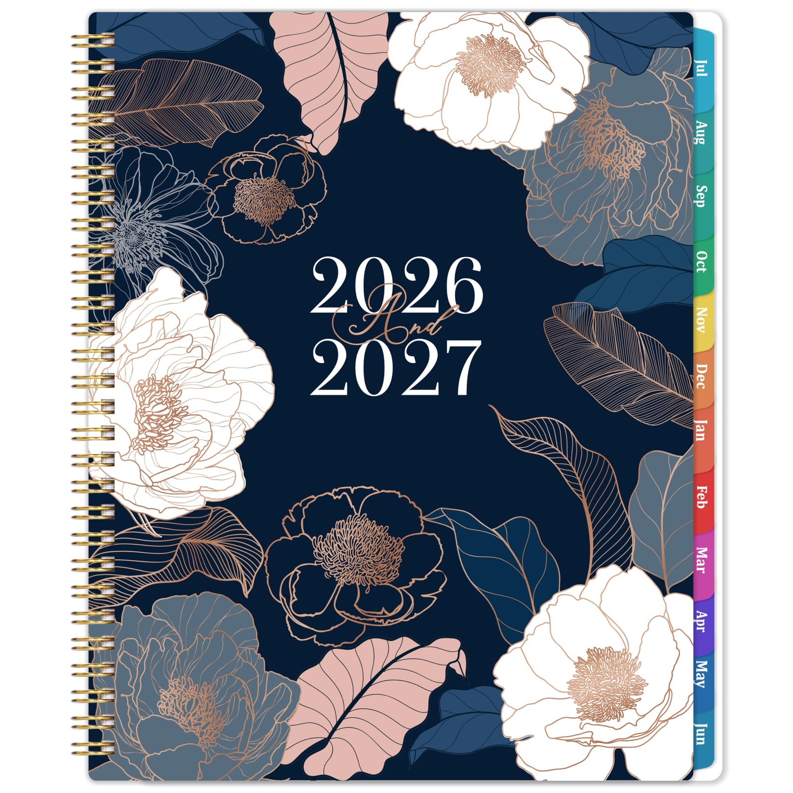 Planner 2026-2027 – Academic 2026-2027, 136 pages, Engarved Pink