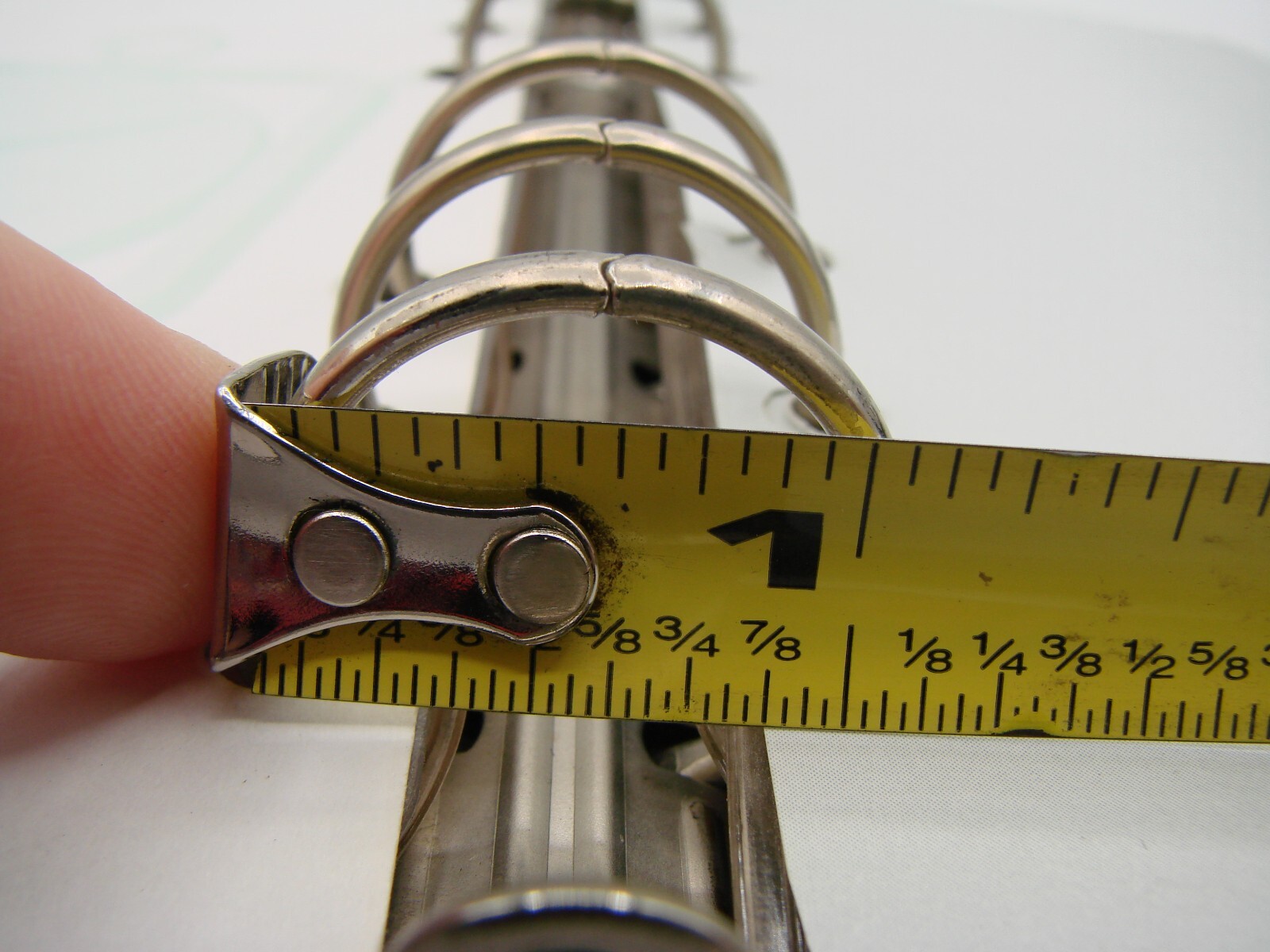 Day-Timer Navigator Brown Satin Striped Planner Binder 6 Rings Snap Tab Closure