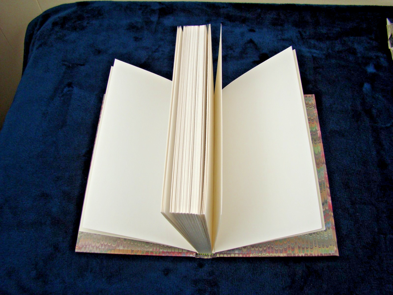 Hand-Marbled Paper/Board Diary or Journal – 8.5″H x 5.5″W
