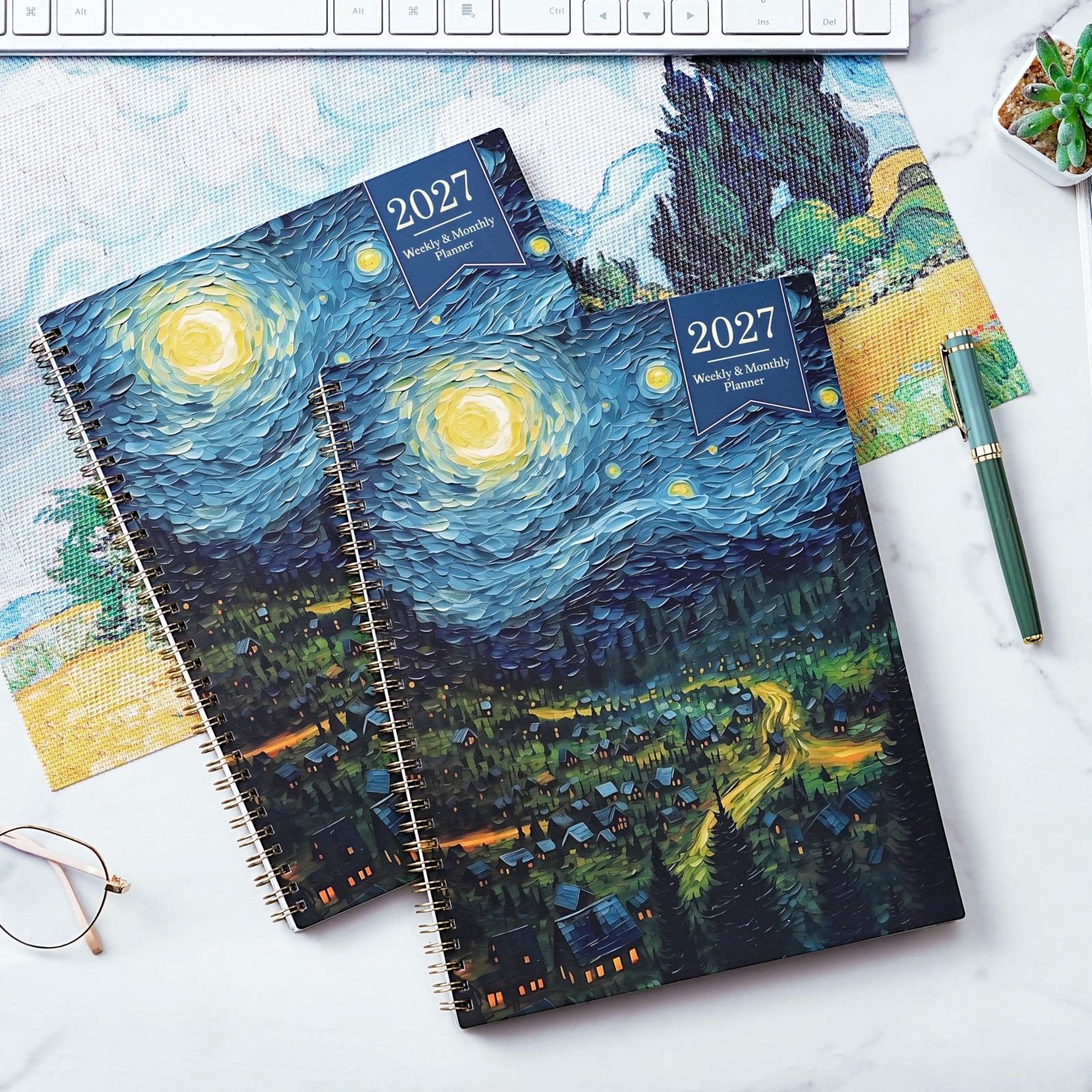 2027 Planner – 2027 Weekly and Monthly, Jan. 2027 – A4, Multicolor 2
