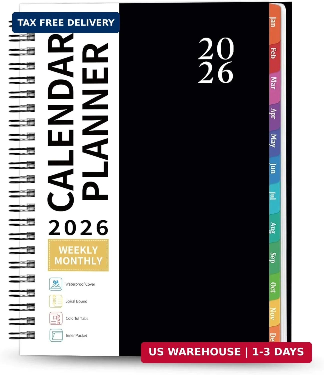 2026 Planner – 2026 Weekly Monthly Planner from Jan. 2026 – Dec. 2026, 2026 Cale