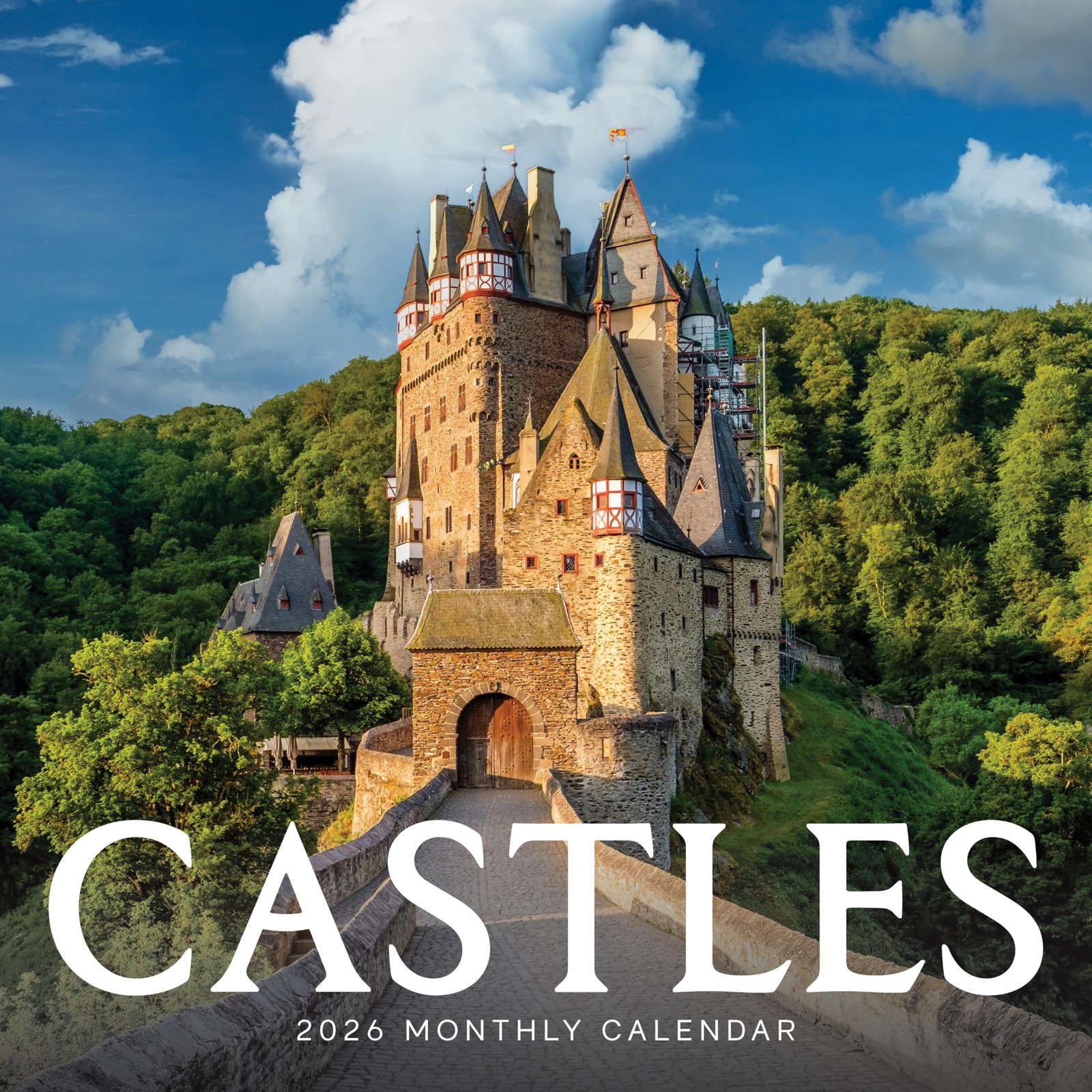 Castles 2026 Calendar, 2026 Wall Monthly Planner, Planner