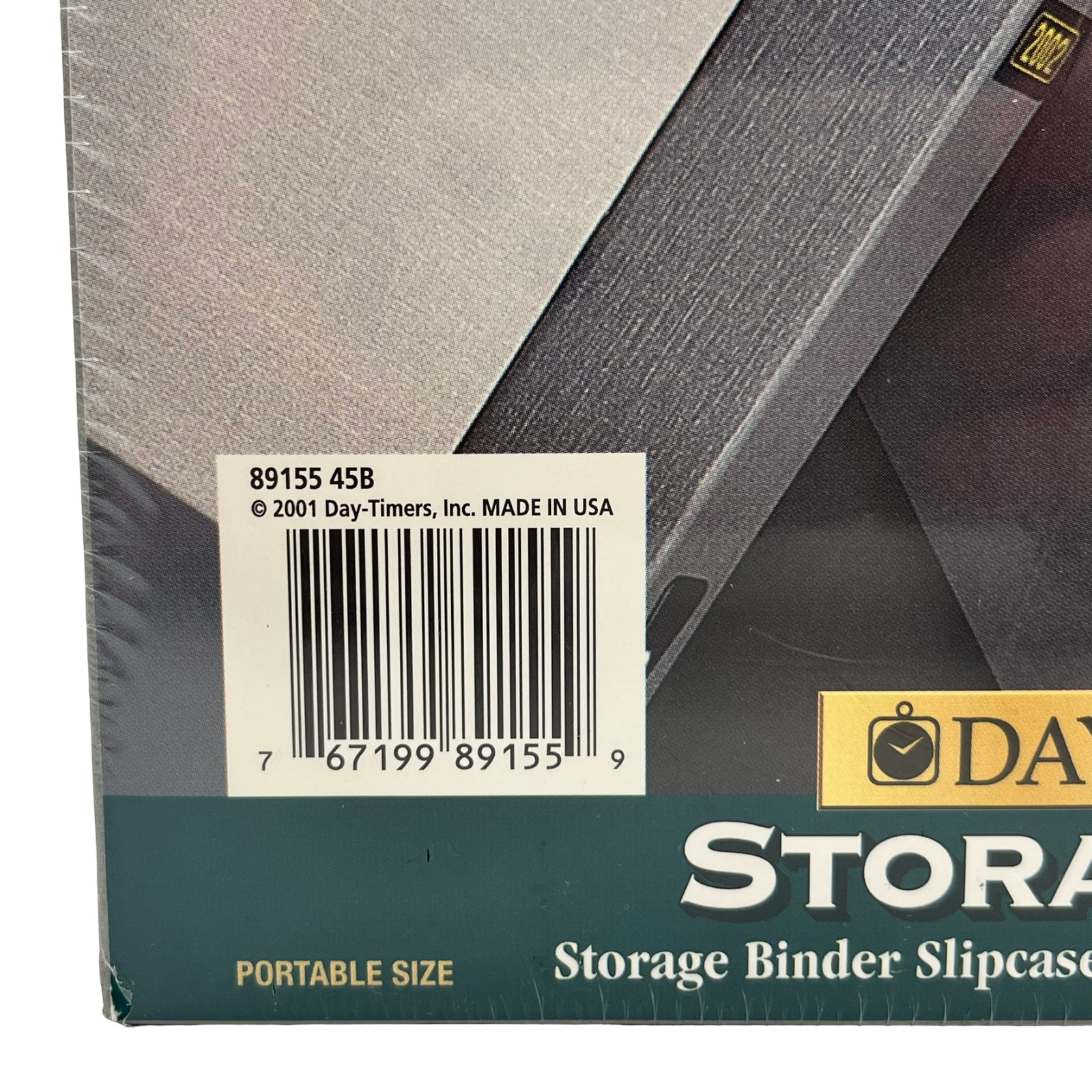 Day-Timer Storage Binder w/ Slipcase #89155 Portable Size Gray New Sealed