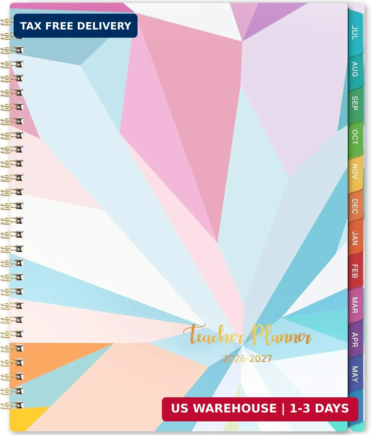 Teacher Planner 2026-2027 – Teacher Lesson Planner 2026-2027, 9″ x 11″, Jul.2026