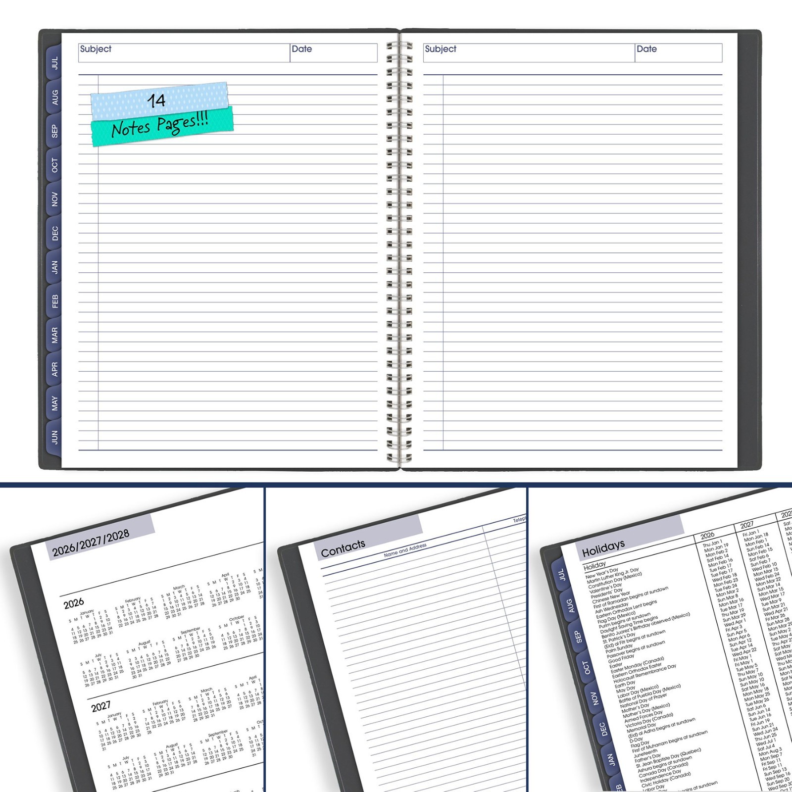 At-A-Glance 2026-2027 AYC470-45 Academic Monthly Planner, 8-1/2 x 11″