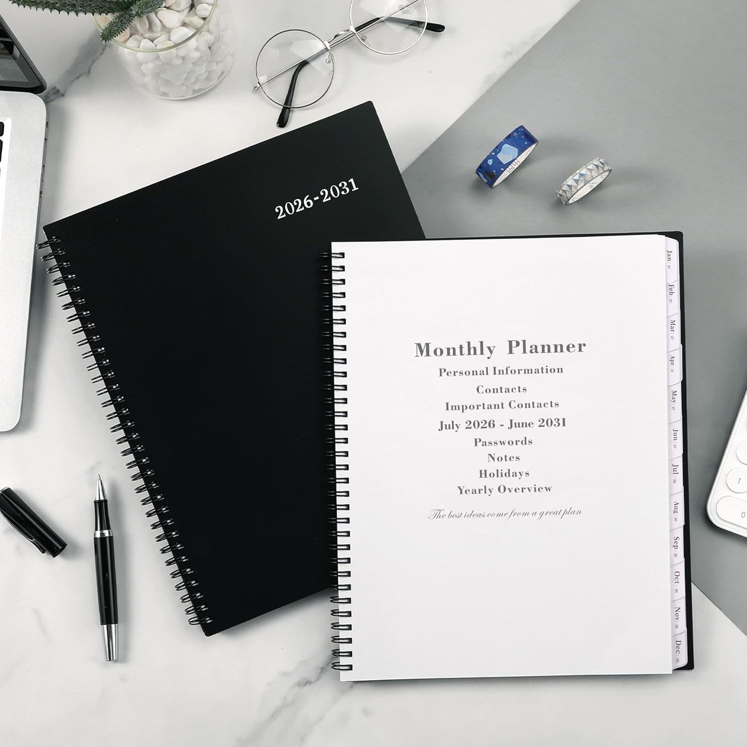 2026-2031 Monthly Planner/Calendar – 5 Monthly Planner, Jul. 2026 – Jun. 203…