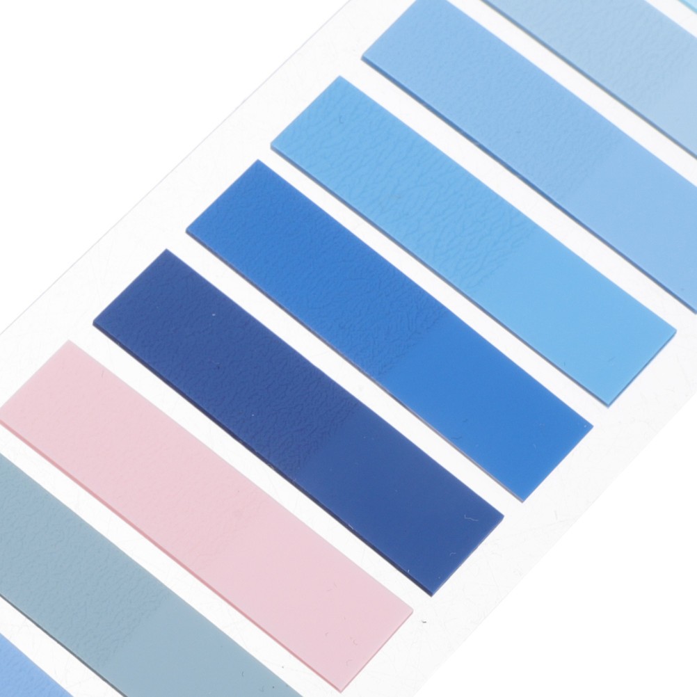 10 Pads Transparent Index Tags Multi-colored Tabs Label Paper Holder Adhesive