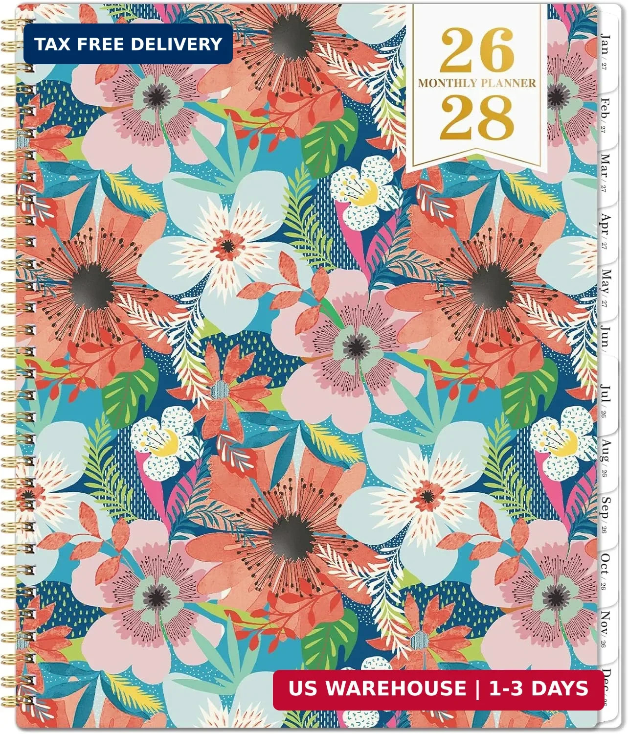 Monthly Planner 2026-2028 – 2 Year Planner 2026-2028, July 2026 – June 2028, 2 Y