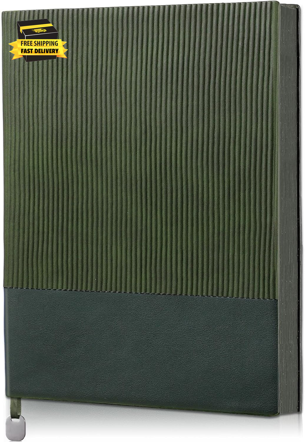 Lined Journal Notebook for Work College Ruled Note Book 5.8″X8.3″A5 PU Leather D