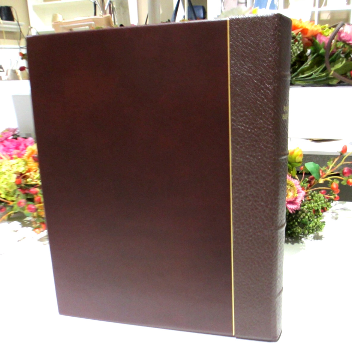 Family History Book Leather Cover 506 Pgs Heirloom Graphic Image NEW$225