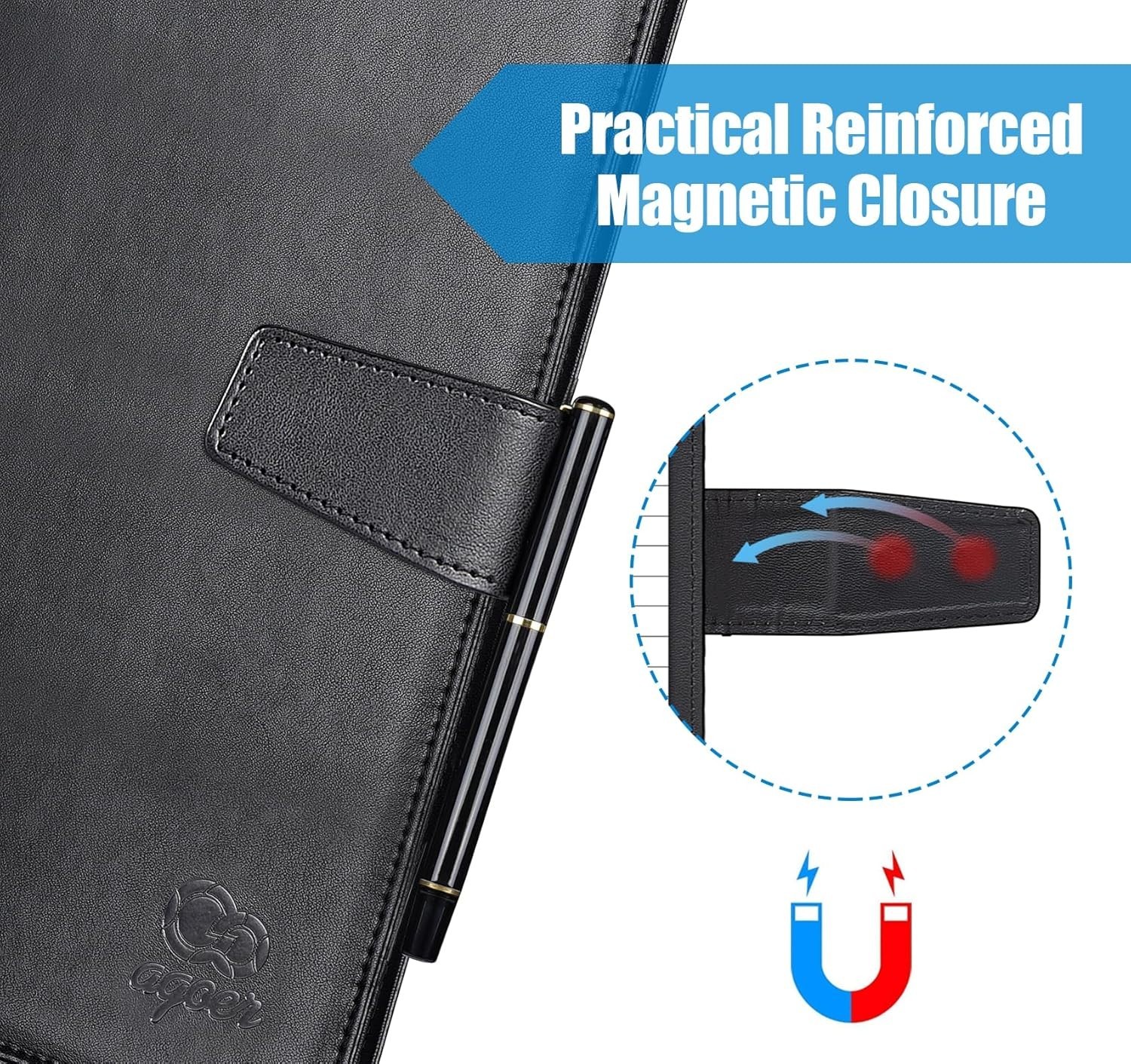 Professional A5 Document Organizer with Sticky Tabs & Pen – Ideal for Interviews