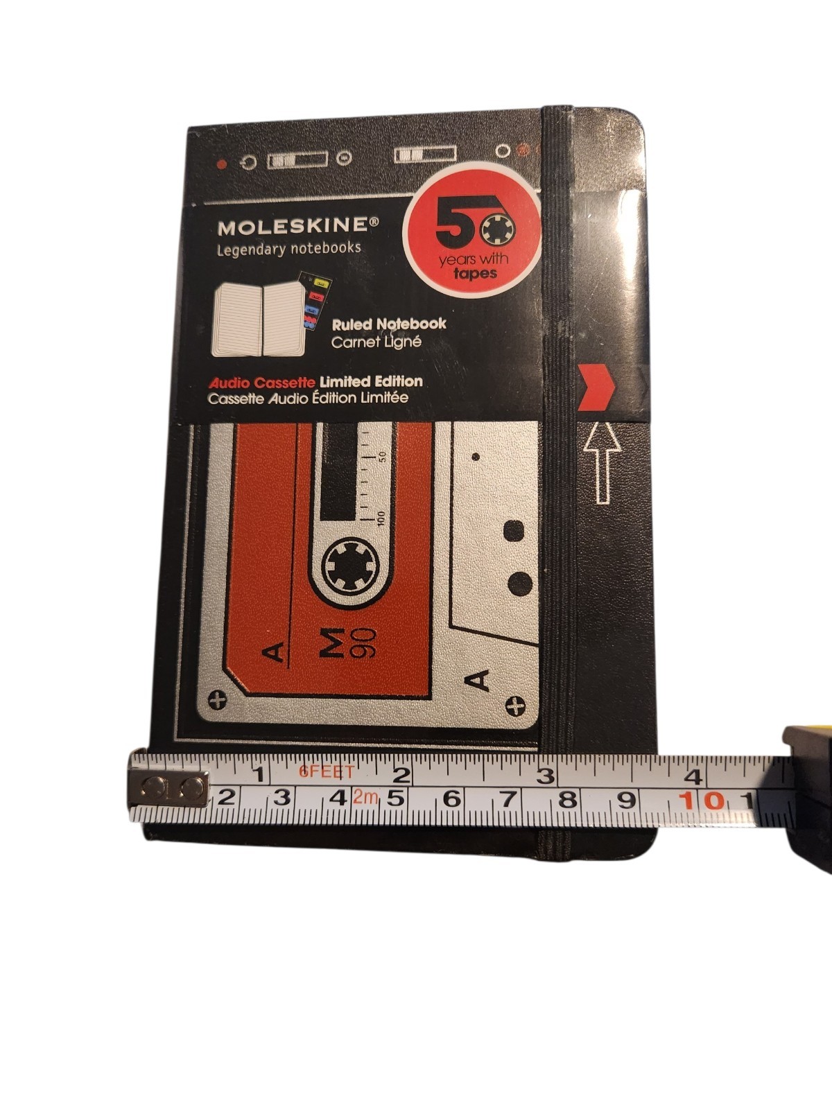 Moleskine Ruled Red Audio Cassette Limited Edition Notebook Sealed NEW 9x14cm