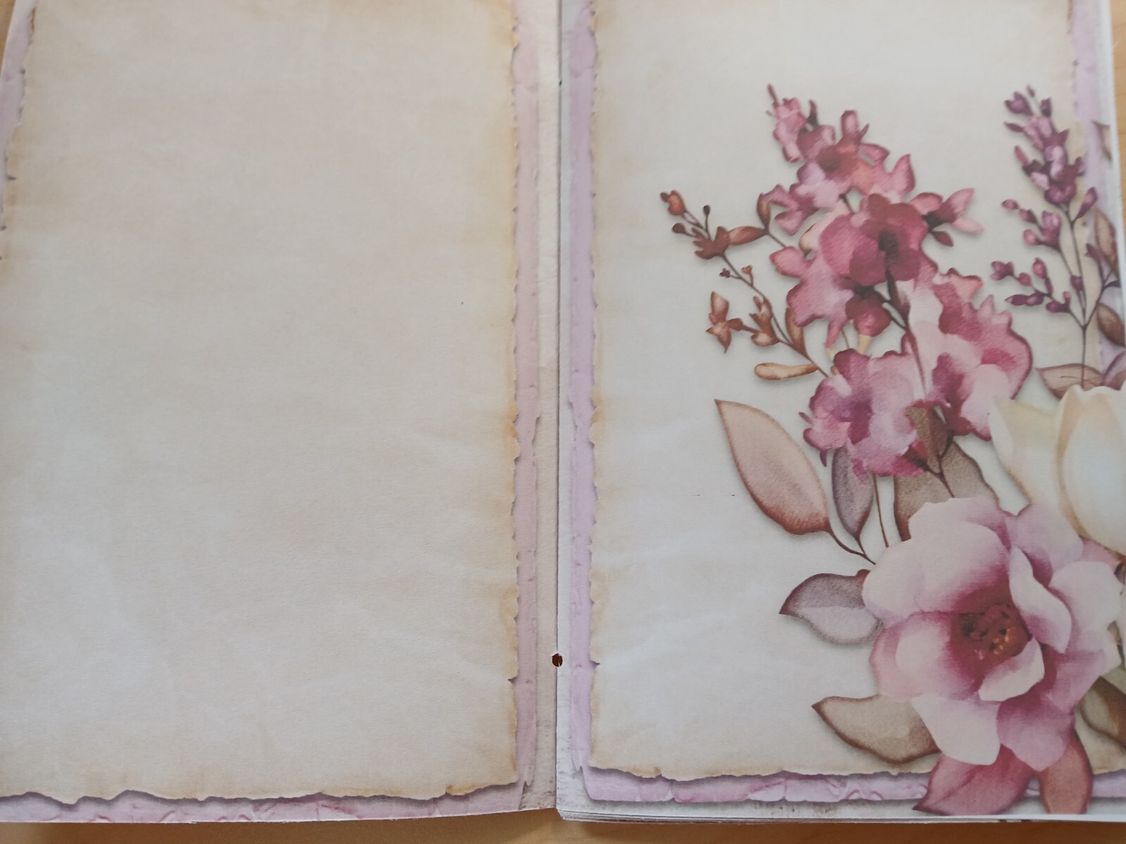 Junk Journal Booklet “Faith” Scripture Quotes Florals Ephemera, Cards, Pockets+