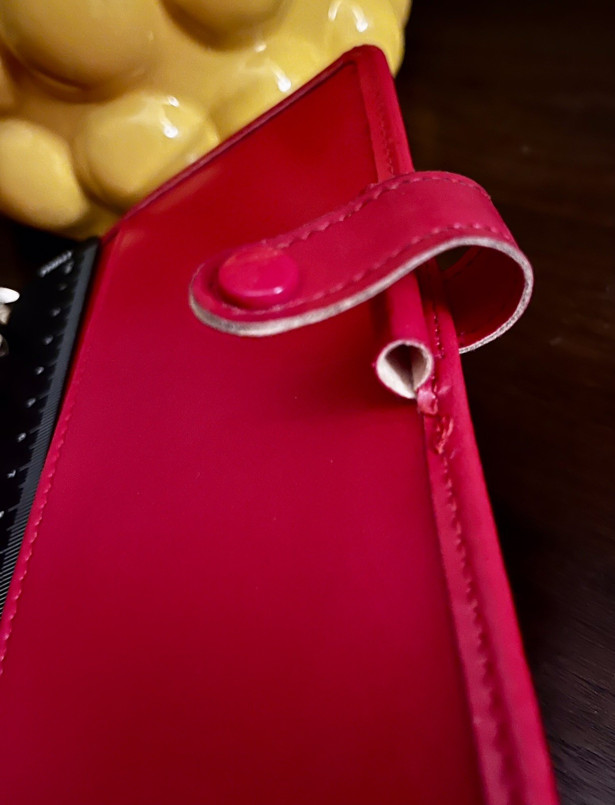 Vintage Filofax Personal Keswick 6-Ring Organizer Planner Red EUC