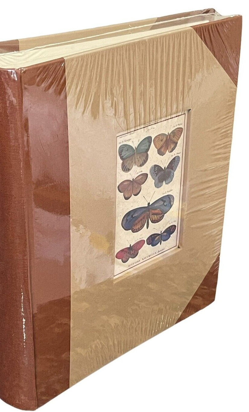 New Cavallini & Co Butterfly Photo Album Hand-Bound, Acid-Free Paper 8×10 Italy